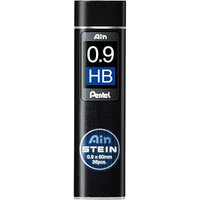 Pentel Ain Stein C279 Feinminen-Bleistiftminen schwarz HB 0,9 mm, 36 St. von Pentel