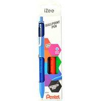 Pentel Kugelschreiber iZee BX470 farbsortiert, Schreibfarbe: farbsortiert, 4 St. von Pentel