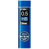 Pentel Ain Stein C275 Feinminen-Bleistiftminen schwarz HB 0,5 mm, 40 St. von Pentel