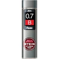 Pentel Ain Stein C277 Feinminen-Bleistiftminen schwarz B 0,7 mm, 40 St. von Pentel