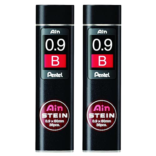 PENTEL AIN STEIN C279 Härtegrad B, 36 Minen, 0,9 mm, 2 Stück von Pentel