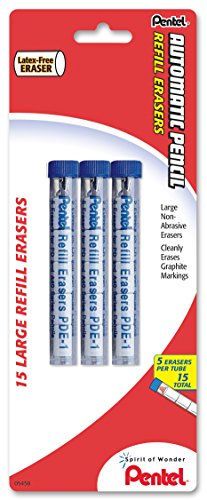 Pentel® Quicker Clicker™ Radiergummi-Nachfüllpackungen, 15 Stück von Pentel