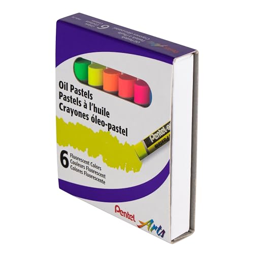 Pentel Arts Fluoreszierende Ölpastellkreiden von Pentel