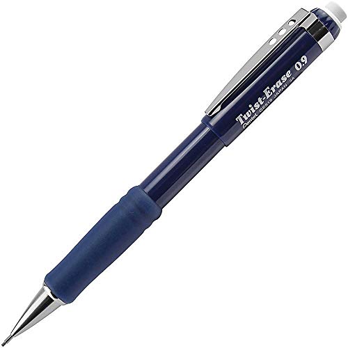 Pentel Twist-Erase III Druckbleistift, 0,9 mm, Hb (#2,5), schwarze Mine, blauer Schaft von Pentel