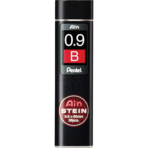 Pentel C279-BO AIN STEIN Feinmine, 0.9 mm, Härtegrad B oder 36 Minen, 1 Stück (1er Pack) von Pentel