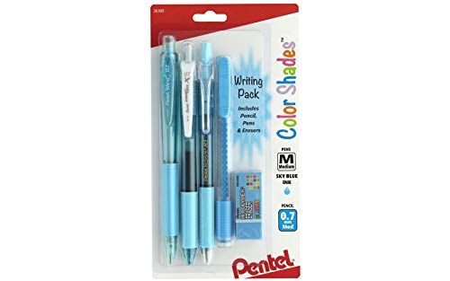 Pentel Color Shades Schreibset – Pastell-Himmelblau (BLBKALZBPS) von Pentel