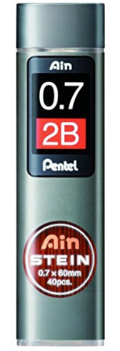 Pentel DruckbleistiftFeinmine AIN STEIN C277 Härtegrad 2B von Pentel