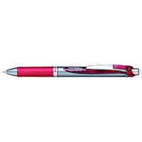 Pentel EnerGel BL80-BX Gelschreiber rot/silber 0,5 mm, Schreibfarbe: rot, 1 St. von Pentel