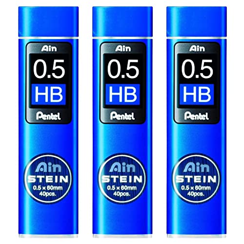 Pentel Etui de 40 mines AIN STEIN, 0,5 mm - HB von Pentel