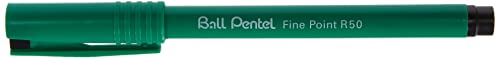 Pentel Filz-Markierstift, Feine Meißelspitze für Buchstabendruck mit einer Breite von 0,8 mm, 3er Packung schwarz von Pentel