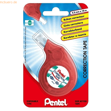 12 x Pentel Korrekturroller 4,2mmx10m von Pentel