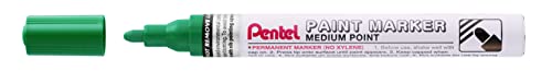 Pentel MMP10 Paint Marker Permanentlack-Marker 4,5 mm, Grün, 6 Stück von Pentel