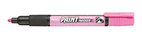 Pentel MMP20-PO Permanent-Marker 2,0 mm Rundspitze Lackmarker, 1 Stück, rosa von Pentel