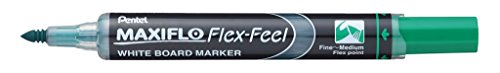 Pentel MWL5SBF-DX Maxiflo Flex-Feel Whiteboard-Marker Grün von Pentel