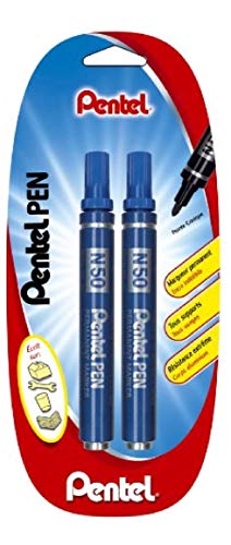 Pentel Marker Permanent konische Spitze Blister de 2 blau von Pentel