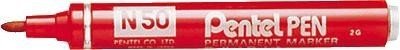 Pentel N50-B Lumocolor NonPermanent-Marker 316F ,Rot von Pentel