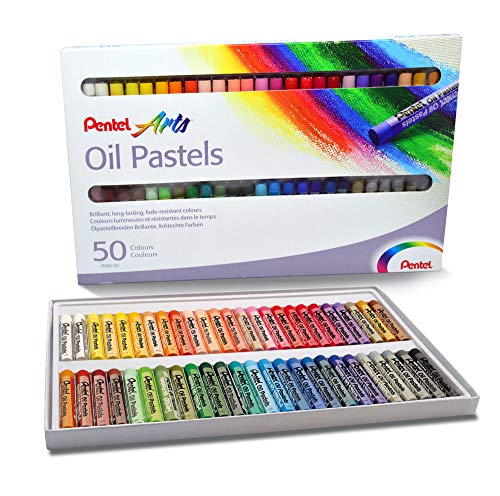 Pentel Ölpastellkreide Set à 50 Stück 1 Stück (50er Pack) von Pentel