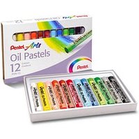 Pentel Oil Pastels Ölkreide farbsortiert 12 St. von Pentel