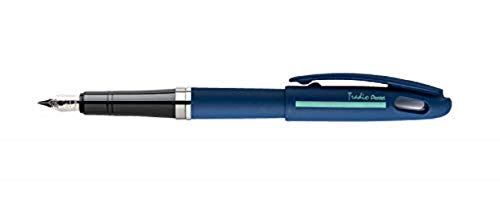 Pentel Tradio TRF99A-C Füllfederhalter Sport Chic, Schaft schwarz matt, Tinte blau nachfüllbar nachtblau von Pentel