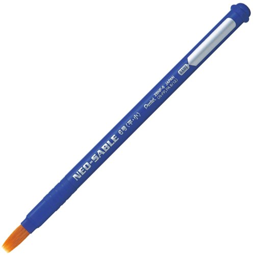 Pentel ZBNF 6 10 Pinsel Bürste mit Griff, fäulnisbeständig von Pentel