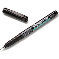 Pentel green Label NMF50-AO Permanentmarker schwarz 0,6 mm, 1 St. von Pentel