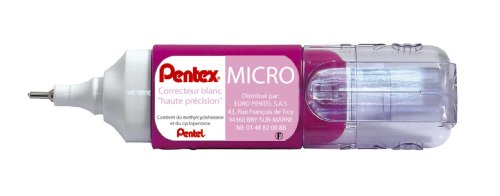 Pentel zl33p-wf Korrekturroller Flüssigkeit Mini 42 ml mit Spitze Micro Fine Körper Rosa von Pentel