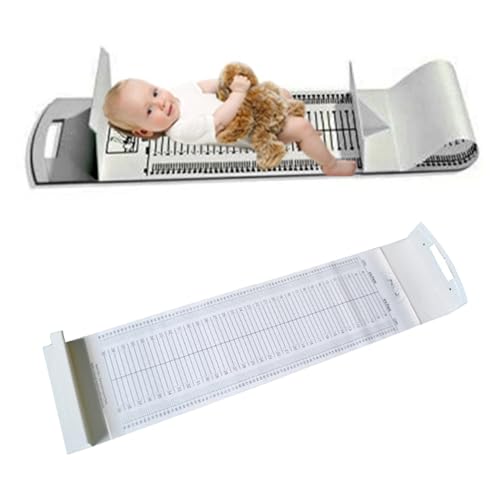 Messmatte für Babyhöhen, Infantometer -Lineal, Wachstumshöhe -Diagramm cm ＆ Zoll Einheit für Neugeborene, Kleinkinder, Säuglinge von Peosaard