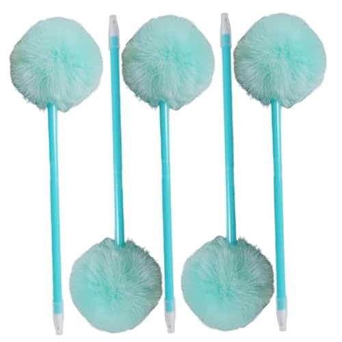 Nadel -Gel -Tintenstifte, 5pcs Pom Pom Pen, 0, 5 mm flauschige Pompons, niedliche Gel -Stifte Cartoon -Schulmaterial für Kinder Kinder Schüler Frauen Nadel -Gel -Tintenstifte, 5pcs Pom Pom Pen, 0, 5 mm flauschige Pompons, niedliche Gel -Stifte Cartoon -Schulmaterial für Kinder Kinder Schüler Frauen von Peosaard