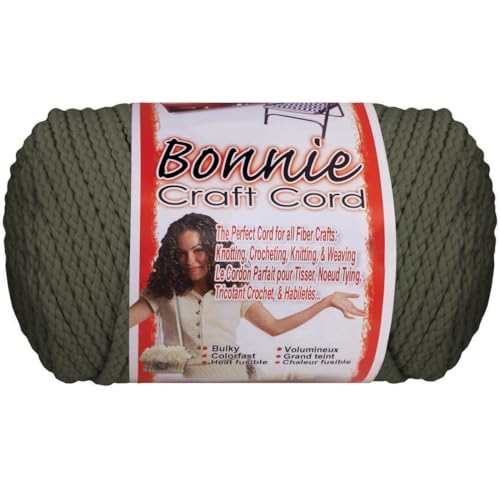 Pepperbell bb6100151 Bonnie Macrame Craft Kordel, Mehrfarbig, 6 mm x 100 yd von Pepperell