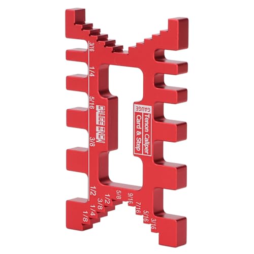 Hochpräzise Schwalbenschwanzlehre aus Aluminiumlegierung, Metrische und Imperiale Skala, Kartenmessung, Tischlerei, Oberfräse, Zapfen-Messschieber, Kartenlehre Zum Messen der von PerGar