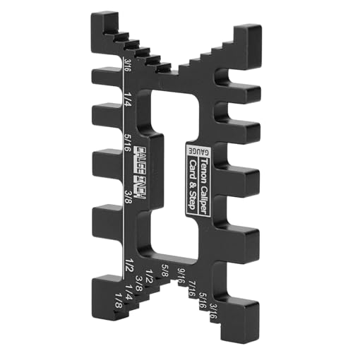 Hochpräzise Schwalbenschwanzlehre aus Aluminiumlegierung, Metrische und Imperiale Skala, Kartenmessung, Tischlerei, Oberfräse, Zapfen-Messschieber, Kartenlehre Zum Messen der von PerGar