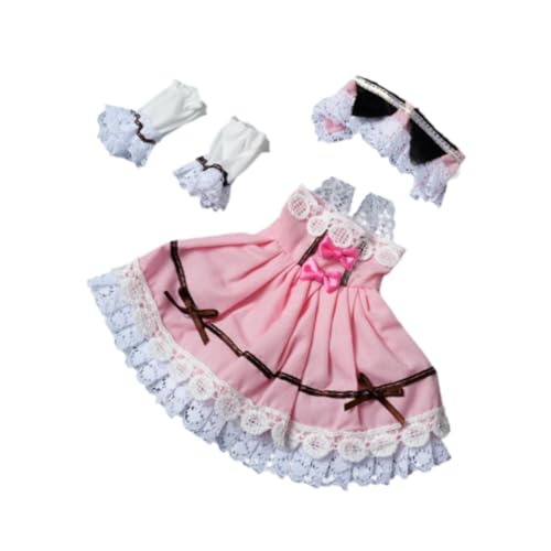 Perfeclan 1/6 BJD Puppe Prinzessin Kleid Oufit Haar Zubehör Kleidung DIY Pädagogisches Ankleiden Cosplay Kostüm für 30cm Mode Mädchen von Perfeclan