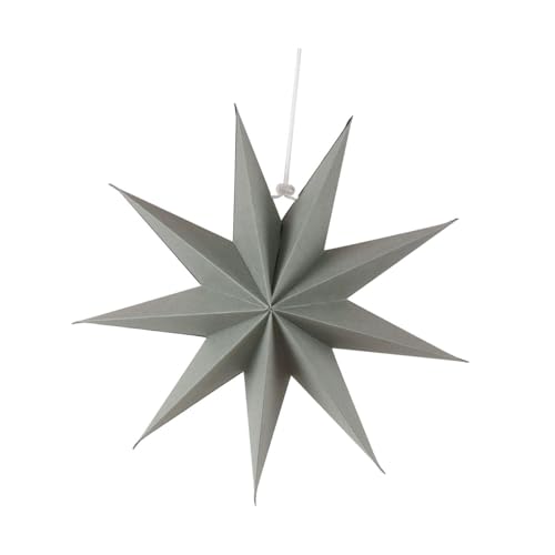 Perfeclan 9-zackigen Stern Anhänger Hängen Ornament Praktisch für Geburtstag Hochzeiten Party, 25cm von Perfeclan