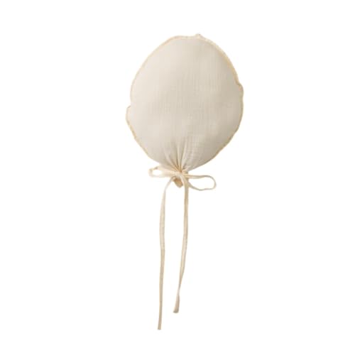 Perfeclan Eine minimalistische Stoffballon-Dekoration, Foto-Requisite, 20,1 x 59,9 cm, zum Fotografieren, leichte 3D-Wandaufhängung, Beige von Perfeclan