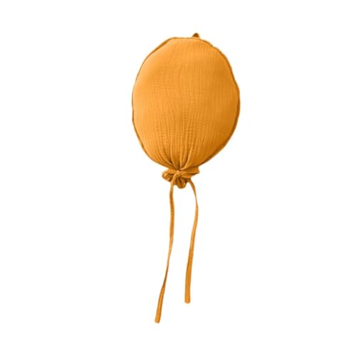 Perfeclan Eine minimalistische Stoffballon-Dekoration, Foto-Requisite, 20,1 x 59,9 cm, zum Fotografieren, leichte 3D-Wandaufhängung, Gelb von Perfeclan