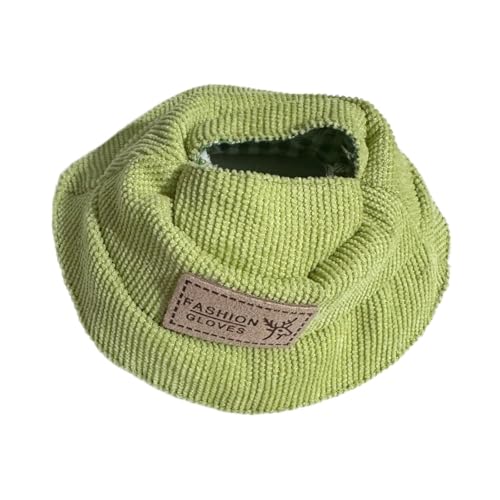 Perfeclan Plüsch-Puppenhut, Anzieh-, Mode-Foto-Requisiten für Kinderpuppen-Kostümzubehör, Mädchenpuppen-Anglerhut für 17 cm große Puppen, GrÜn von Perfeclan