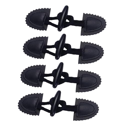 perfeclan 4 Teile Mantelschaltknöpfe Mantelverschluss vielseitiger leichter tragbarer Mode -Schaltungs -Verschluss Austausch für Jacke Cloak, Schwarz perfeclan 4 Teile Mantelschaltknöpfe Mantelverschluss vielseitiger leichter tragbarer Mode -Schaltungs -Verschluss Austausch für Jacke Cloak, Schwarz von Perfeclan