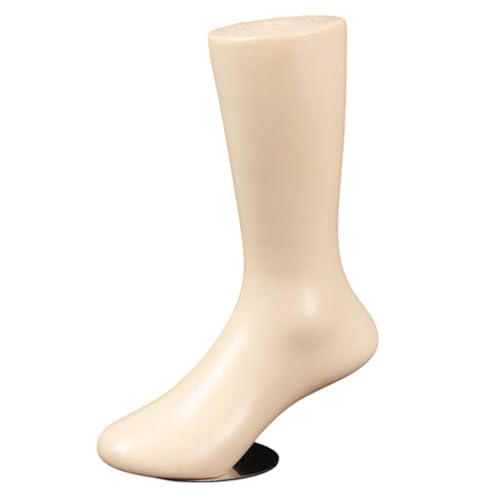 perfeclan Socken-Mannequin-Fußdisplay für Kinder, Sockendisplay-Modell, Geschäft, Fußformen, Heim-Requisite, menschliches Fußmodell, Ständer, Unterstützung für , Skin H 15cm von Perfeclan