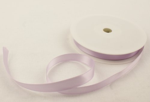 Satin Band, doppelseitig, 10 mm breit / 2 m lang 2 (erhältlich in 22 verschiedenen Farben) Mauve von Perfect Party World