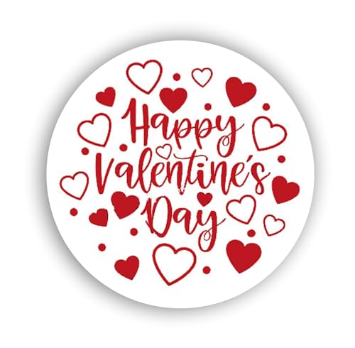 2cmØ 32-Stück! Aufkleber Sticker Briefumschlag-Siegel Post rund HAPPY VALENTINES DAY MAIL HAPPY VALENTINES DAY MAIL R2440 von Perfect Sticker