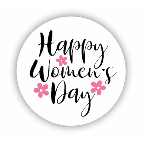 2cmØ 32-Stück! Aufkleber Sticker Briefumschlag-Siegel Post rund HAPPY WOMEN'S DAY HAPPY WOMEN'S DAY R1862 von Perfect Sticker