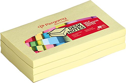 Pergamy 900754 Haftnotizen Standard 127x76mm VE12 gelb von Pergamy