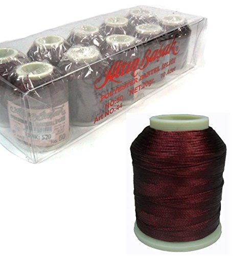 Altinbaşak 20g Häkelgarn Garne 300m 6 FACH 100% POLYESTER GARN 0,75mm Nr: 50 BESTE QUALITÄT UND FARBECHT Embroidery Thread (5 Stück, IP520) von Perlin