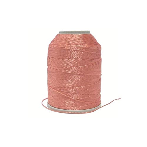 Altinbaşak 20g Häkelgarn Garne 300m 6 FACH 100% POLYESTER GARN 0,75mm Nr: 50 BESTE QUALITÄT UND FARBECHT Embroidery Thread 100g 200g (1 Stück, ROSA) von Perlin