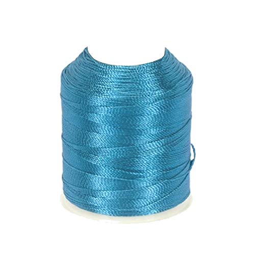 Altinbaşak 20g Häkelgarn Garne 300m 6 FACH 100% POLYESTER GARN 0,75mm Nr: 50 BESTE QUALITÄT UND FARBECHT Embroidery Thread 100g 200g (1 Stück, ROYALBLAU) von Perlin