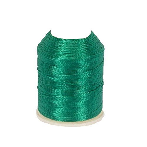 Altinbaşak 20g Häkelgarn Garne 300m 6 FACH 100% POLYESTER GARN 0,75mm Nr: 50 BESTE QUALITÄT UND FARBECHT Embroidery Thread 100g 200g (1 Stück, SEEGRÜN) von Perlin