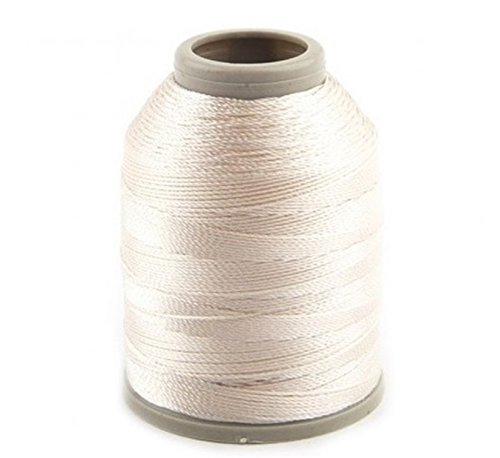 Altinbaşak 20g Häkelgarn Garne 300m 6 FACH 100% POLYESTER GARN 0,75mm Nr: 50 Embroidery Thread 100g 200g (1 Stück, Weiss) von Perlin