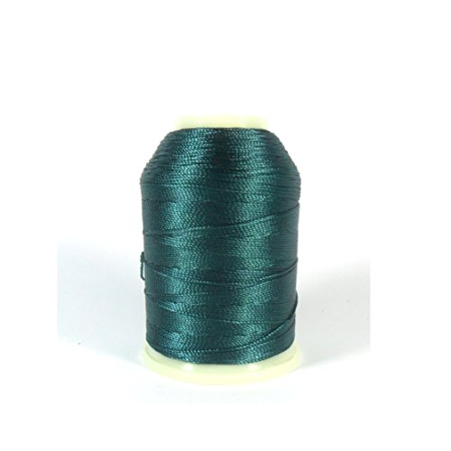 Altinbaşak 20g Häkelgarn Garne 300m 6 FACH 100% POLYESTER GARN 0,75mm Nr: 50 mbroidery Thread 100g 200g (1 Stück, PETROLGRÜN) von Perlin