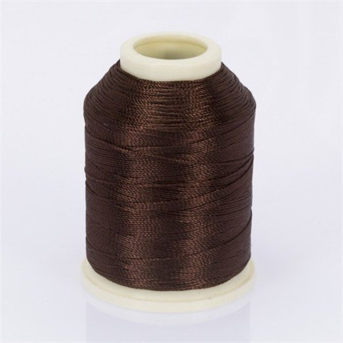 Altinbaşak 20g Häkelgarn Garne Dunkel Braun 300m 6 FACH 100% POLYESTER GARN 0,75mm Nr: 50 Embroidery Thread (1 Stück, IP29) von Perlin