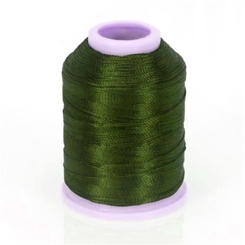 Altinbaşak 20g Häkelgarn Garne Dunkel Grün 300m 6 FACH 100% POLYESTER GARN 0,75mm Nr: 50 Embroidery Thread (1 Stück, IP4) von Perlin